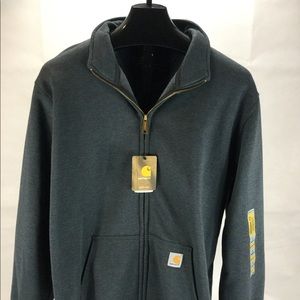 NWT men’s Carhartt zip up sweatshirt size large